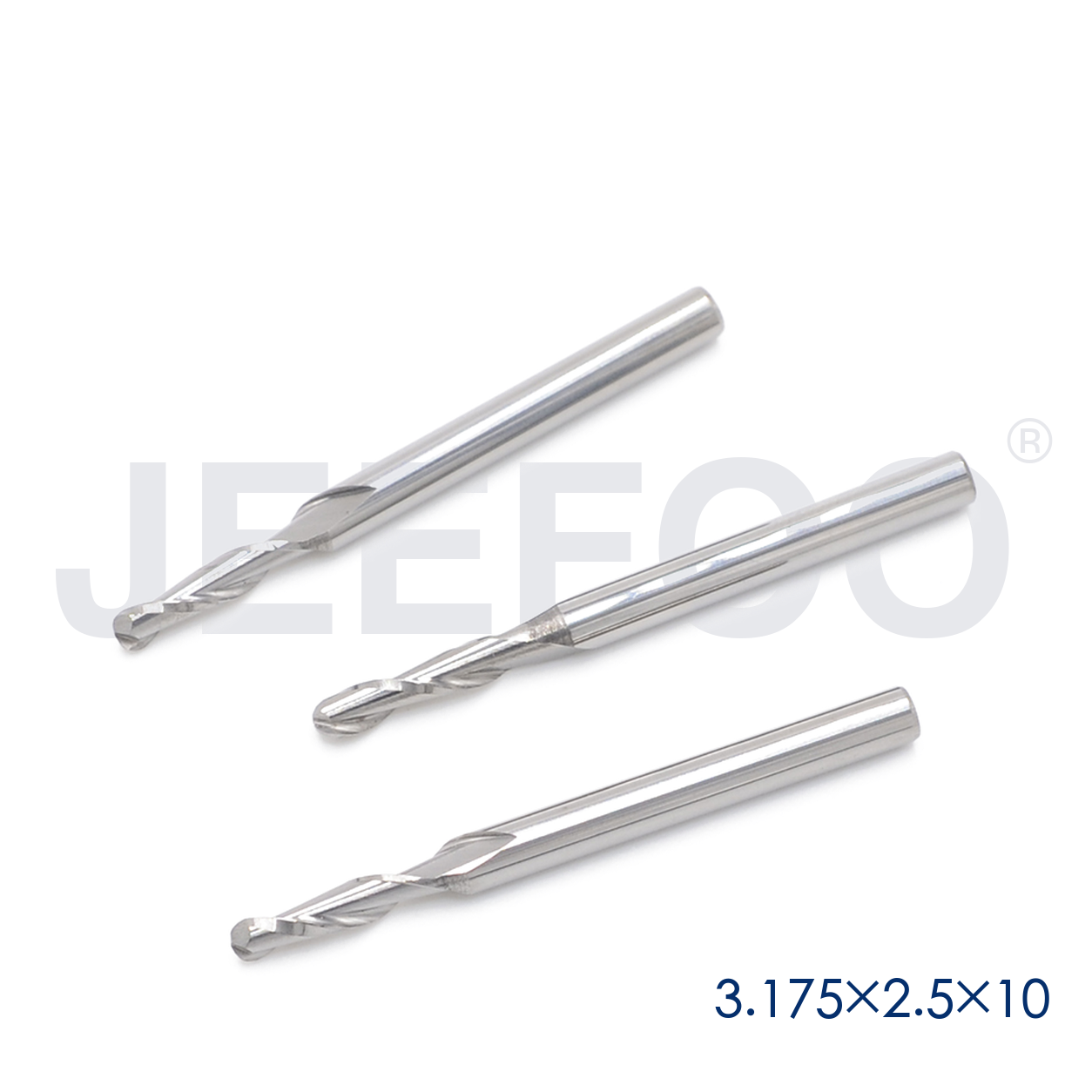 3.175x2.5x10 solid carbide ball nose cutter applications