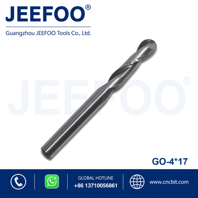 4x17 Double Flute Ball End Mill for Clean 3D Carving product image