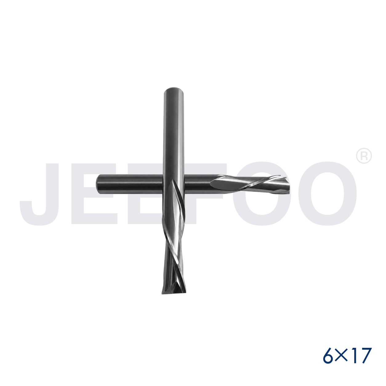 6x17 Down Cut Two Spiral Flute Bits detail A