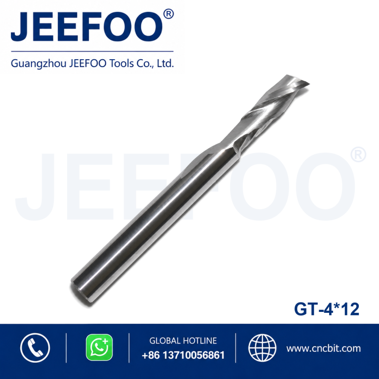4x12 GT One Flute Compression Router Bit – Clean Acrylic PVC Cutting product image