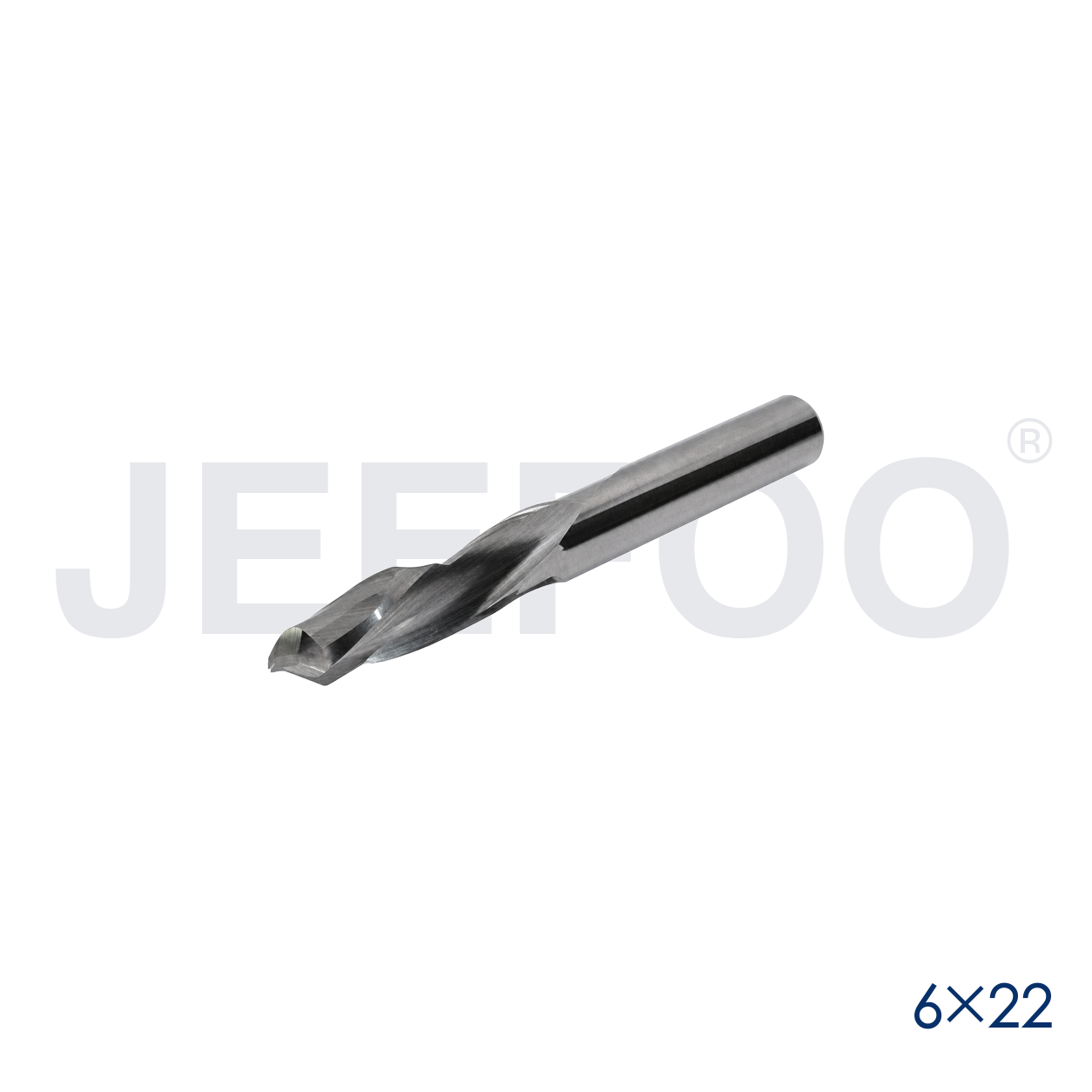 6x22 GT Single Flute Up Down Cut Spiral Bit detail B