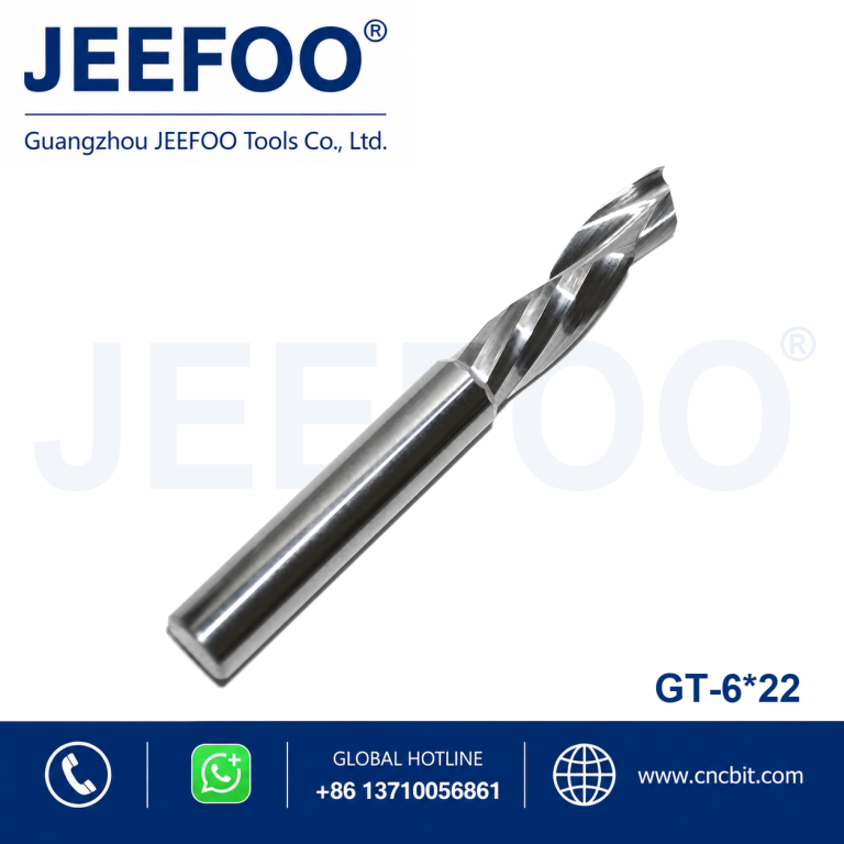 6x22 GT Single Flute Up Down Cut Spiral Bit – No-Chip Plastic Cutting product image