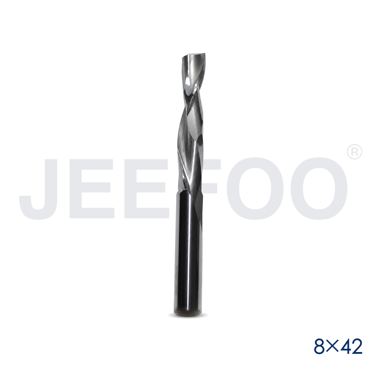 8x42 GT Single Spiral Flute Up Down Cut Milling Cutter detail A