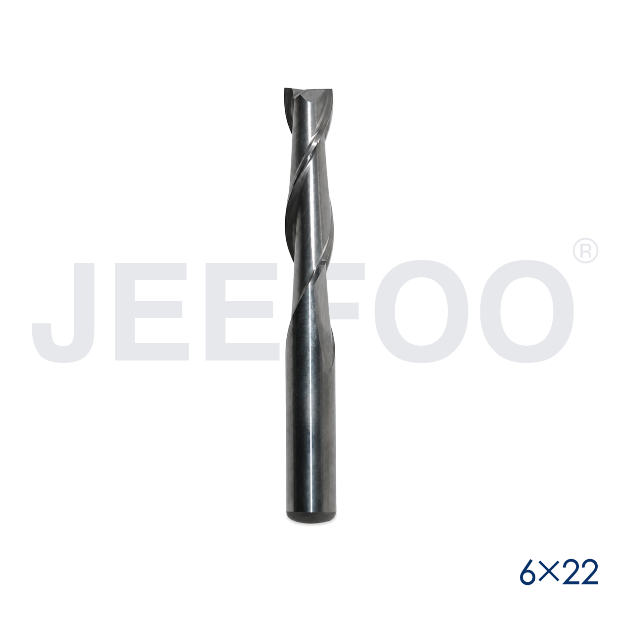 double flute single passage spiral end mill product details A