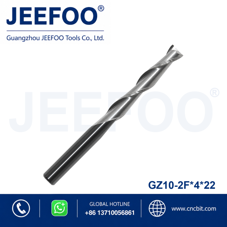 4x22 Two Flute Spiral CNC Milling Cutter for Wood MDF product image