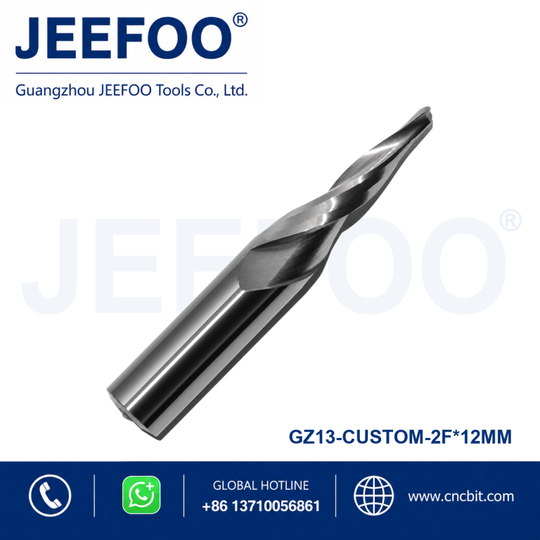 12mm Solid Carbide Non-Standard Two Flute Spiral Bit product image