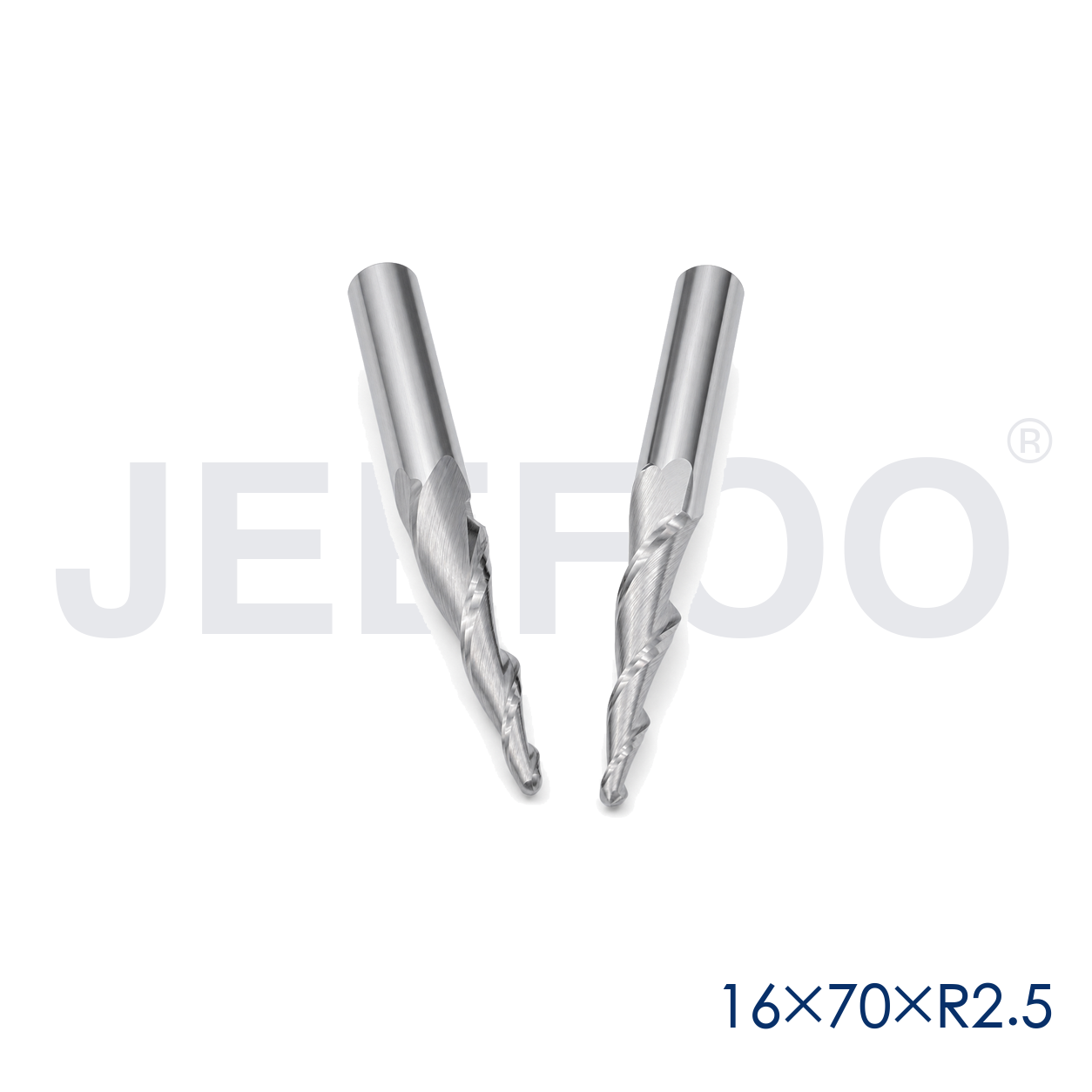 two flute taper ball nose end mill product details B