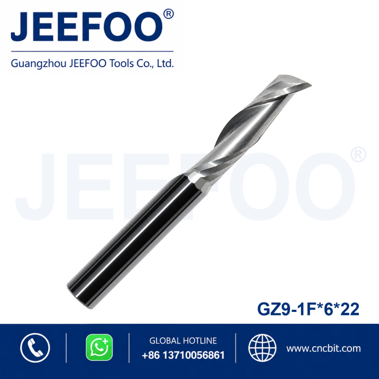 6x22 Solid Carbide Single Flute Spiral Copy Milling Bit product image