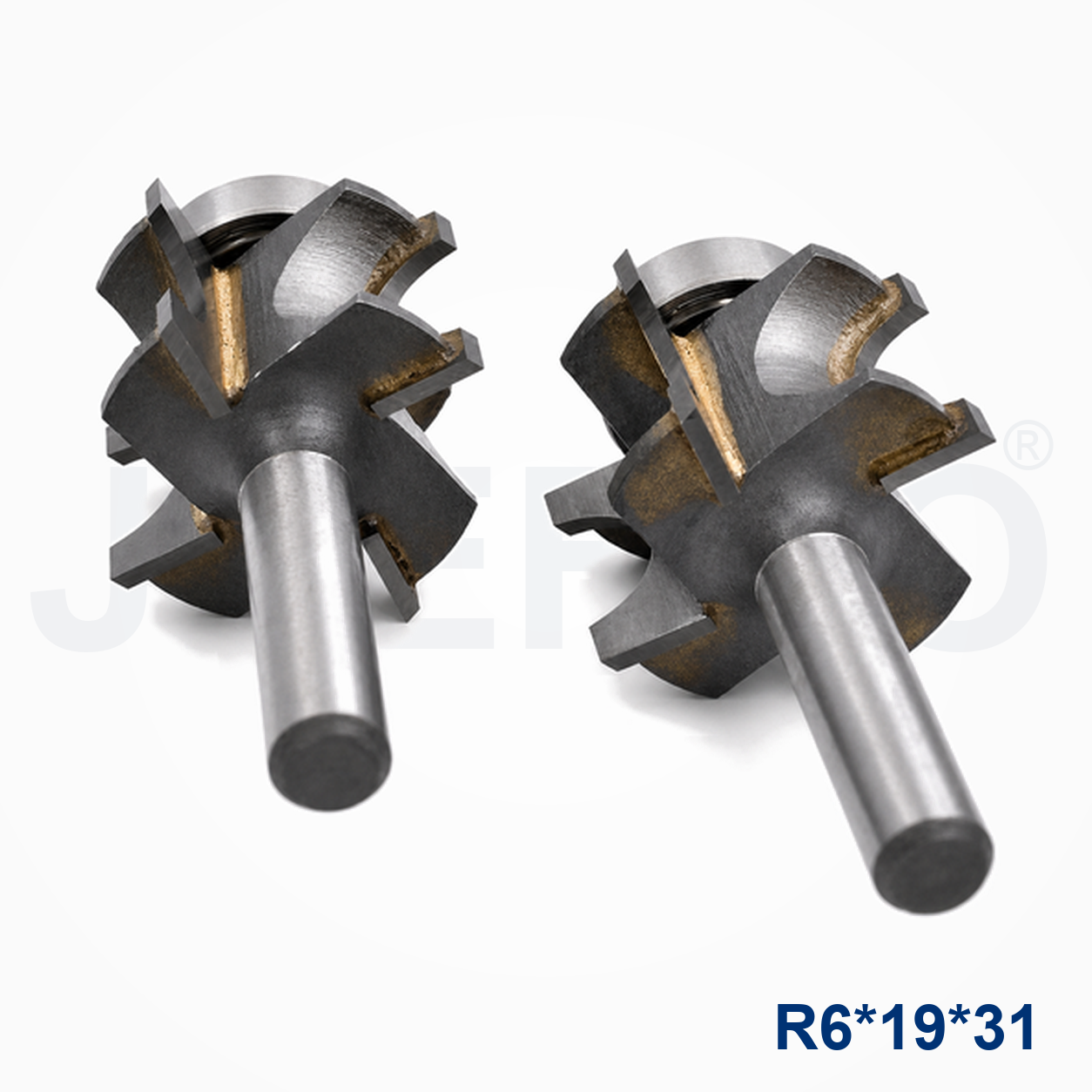 R6x19x31 4-Flute Non-Standard Woodworking Milling Cutter detail view 1