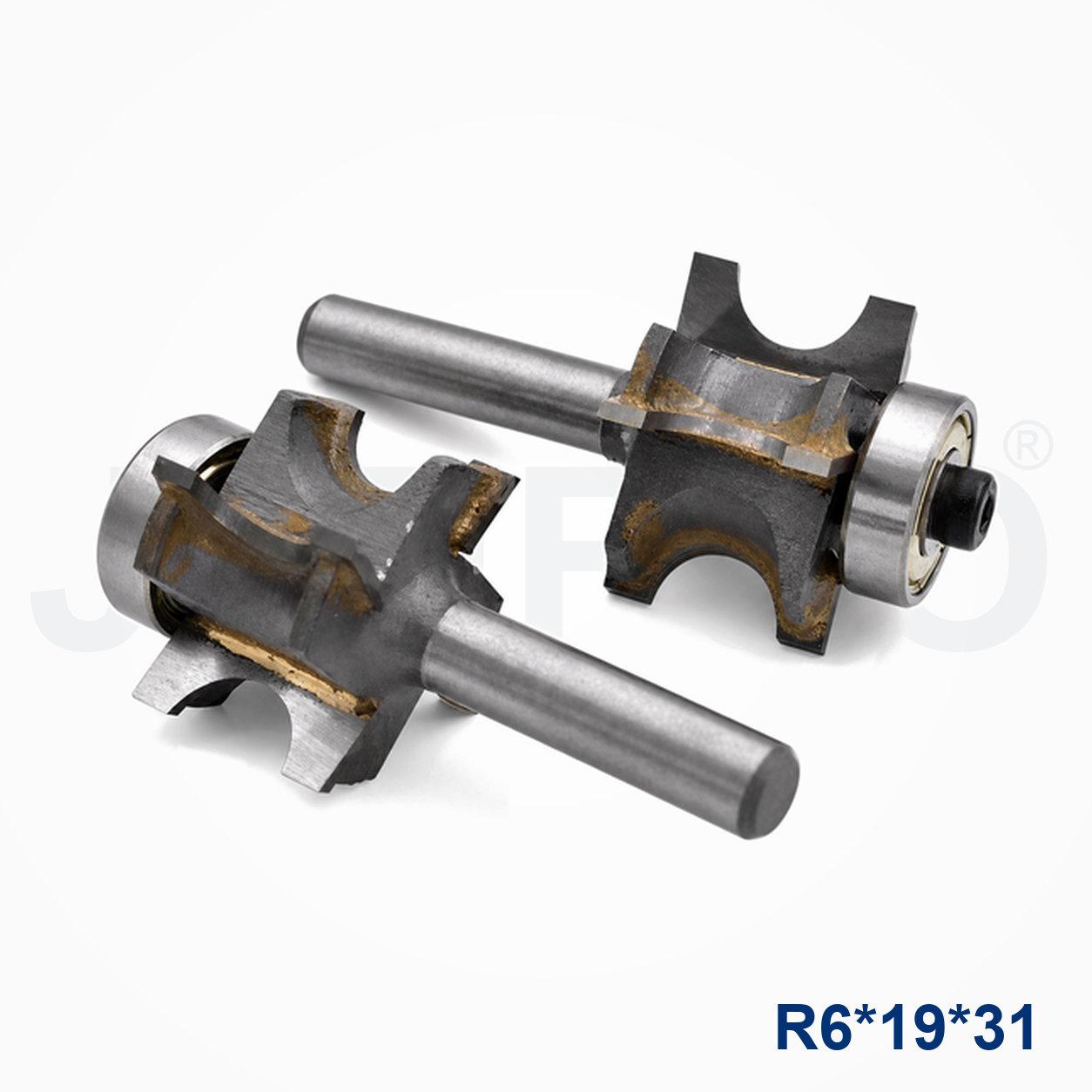 R6x19x31 4-Flute Non-Standard Woodworking Milling Cutter detail view 2
