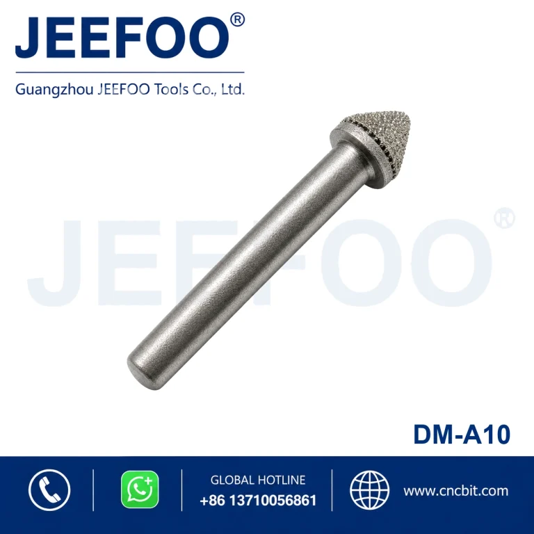 6mm Shank 60 Degree x10mm Brazed Diamond Conical Bit product image