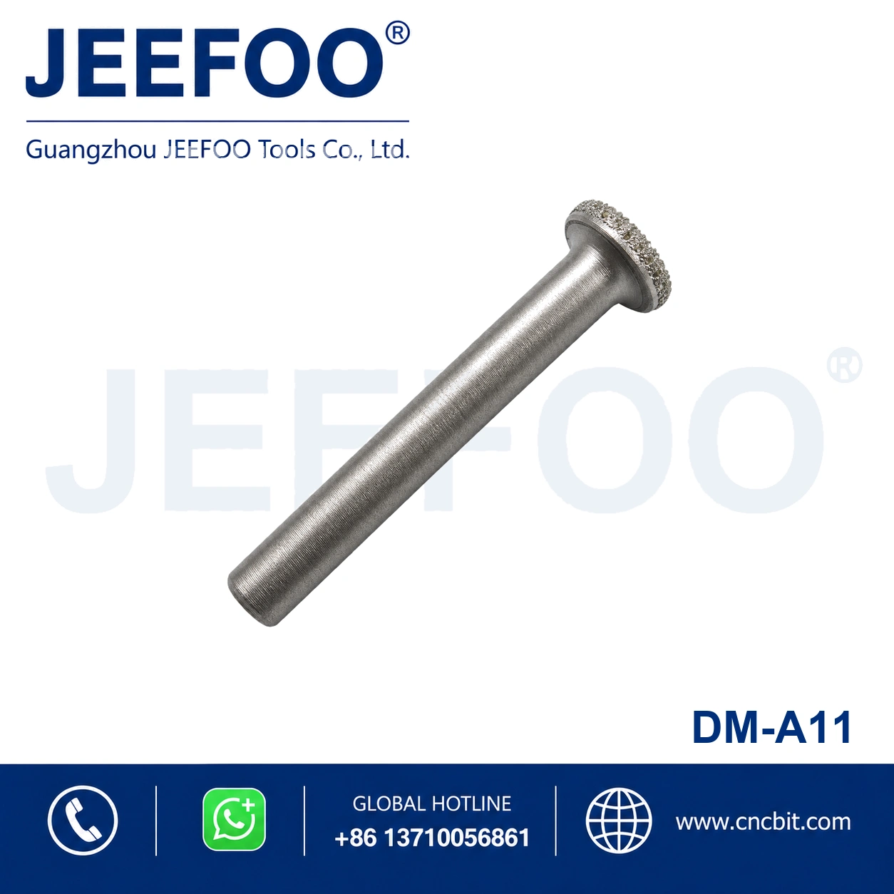 6mm Shank 90 Degree x10mm Brazed Diamond Conical Bit product image