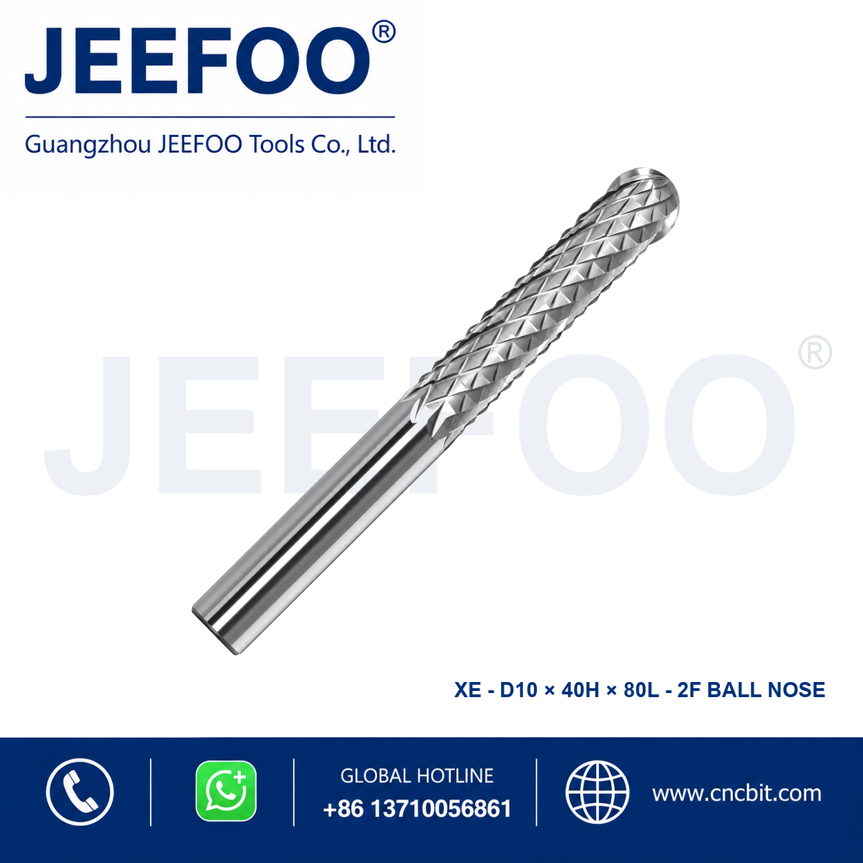 XE 10x40x80L PCB Router Bit