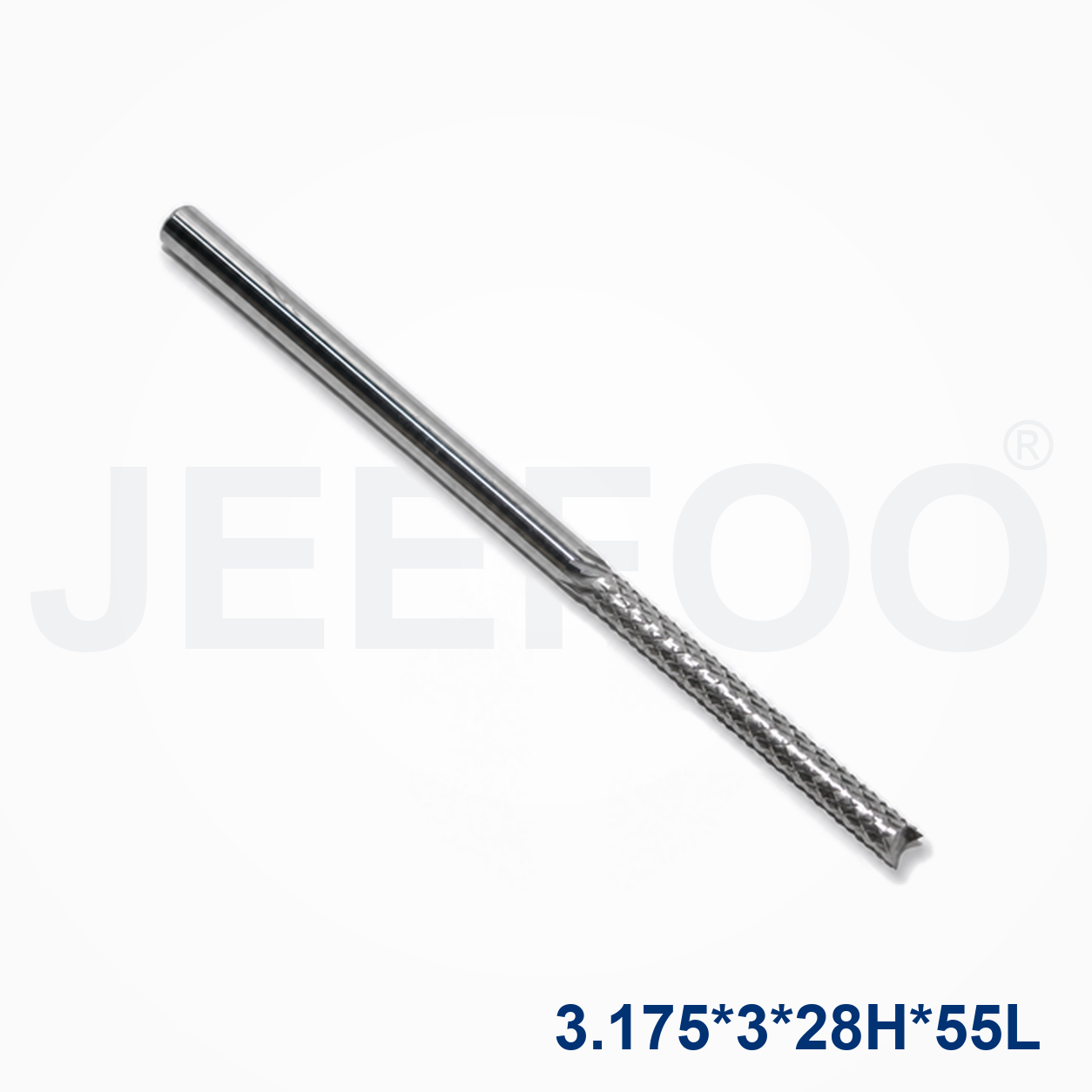 XE 3.175xd3x28Hx55L PCB Router Bit detail 2