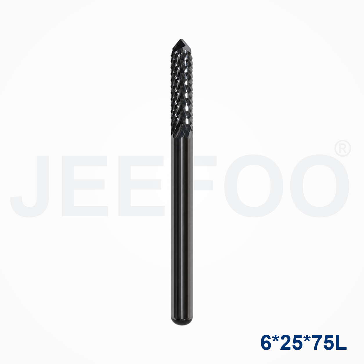 XE 6x25x75 PCB Router Bit detail 1